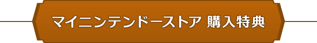 マイニンテンドーストア 購入特典